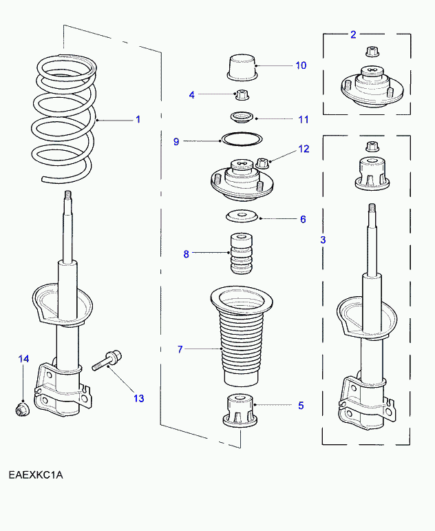 Land Rover ANR6124 - Пилозахисний комплект, амортизатор autozip.com.ua