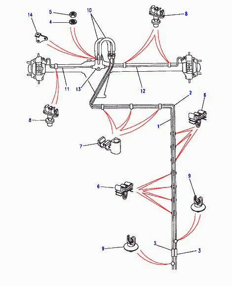 Rover NTC 3458 - Гальмівний шланг autozip.com.ua