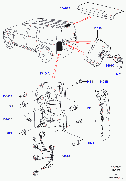 Land Rover XZQ000080 - Лампа, миготливі / габаритні вогні autozip.com.ua