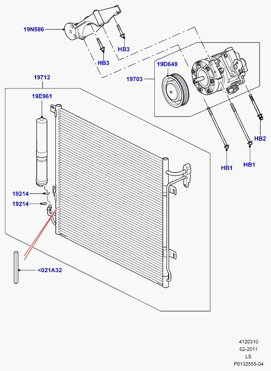 ROV/TRI/JAG/AUS/MG JPB000173 - Компресор, кондиціонер autozip.com.ua