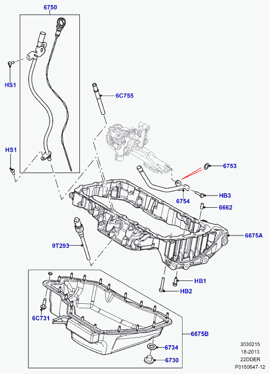 Land Rover LR 004304 - Різьбова пробка, масляний піддон autozip.com.ua