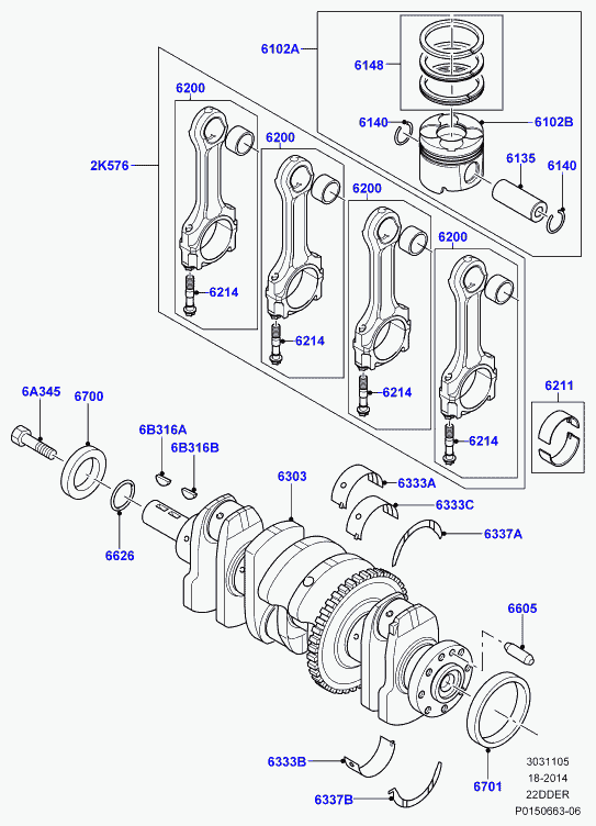 Rover LR000673 - Кільце ущільнювача autozip.com.ua