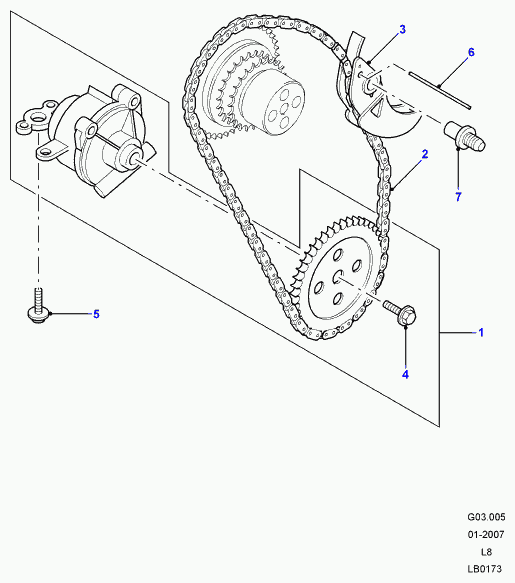 Land Rover LR004868 - Масляний насос autozip.com.ua