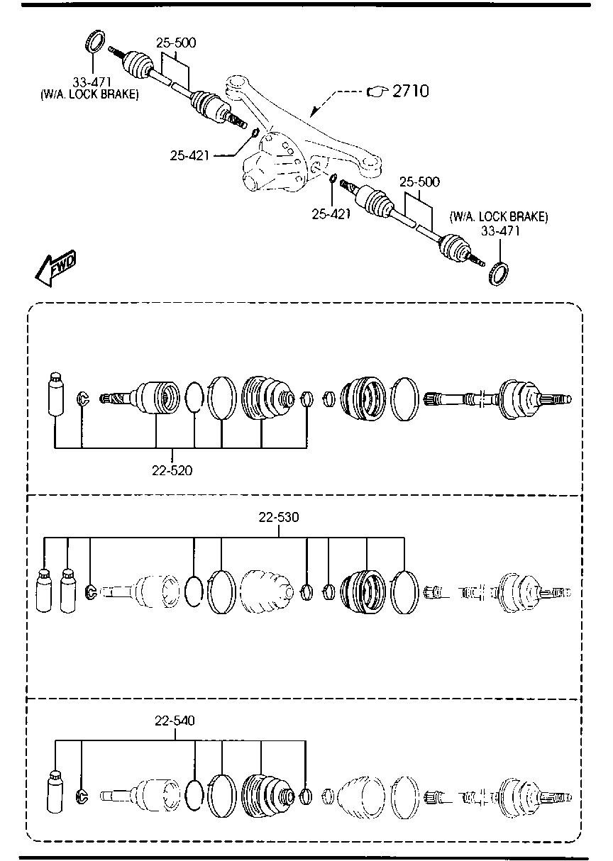 Mercury M090-22-530A - Пильник, приводний вал autozip.com.ua