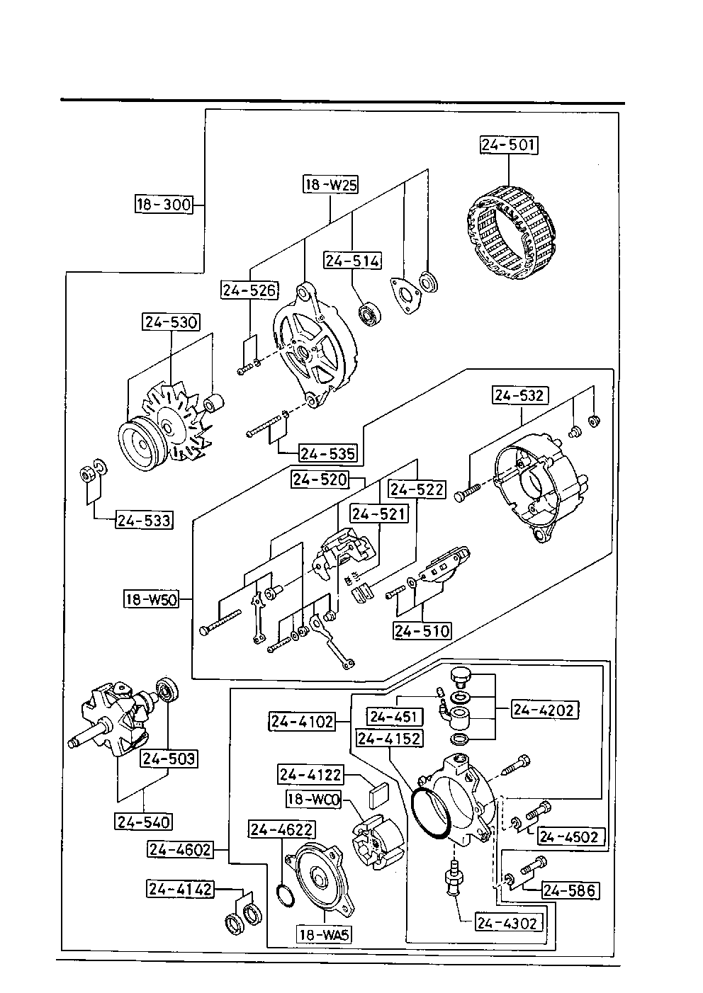 MAZDA PN40-18-300C - Генератор autozip.com.ua