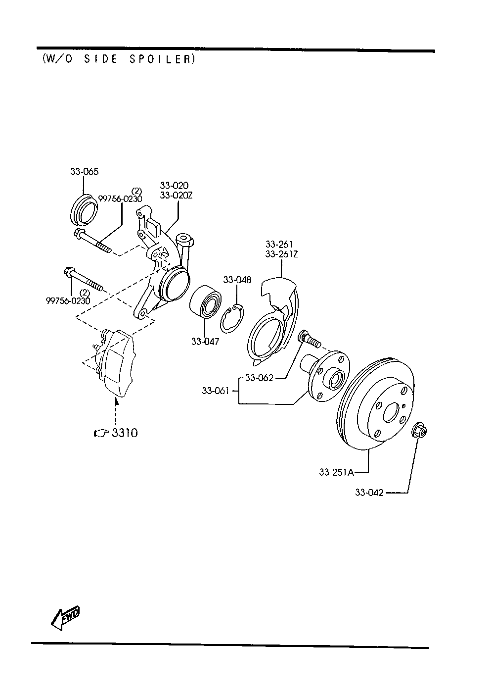 MAZDA BJ1Y-33-25X - Гальмівний диск autozip.com.ua