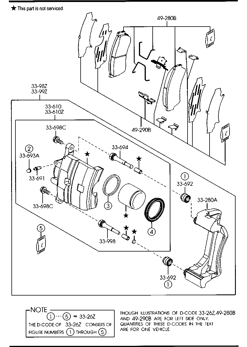 Mercury GSZD-33-98Z - Гальмівний супорт autozip.com.ua