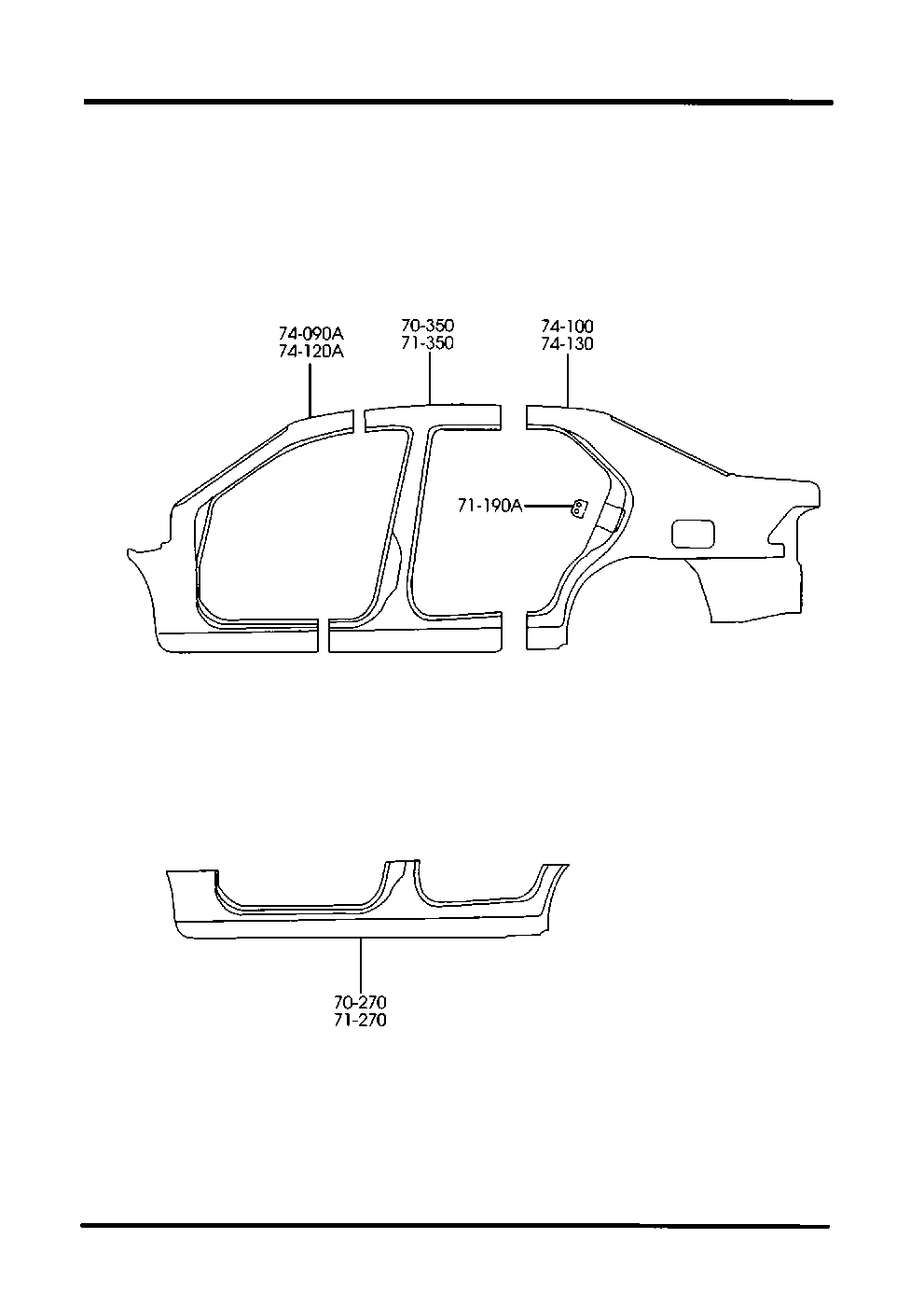 MAZDA GEY1-71-271 - Підніжка, накладка порога autozip.com.ua