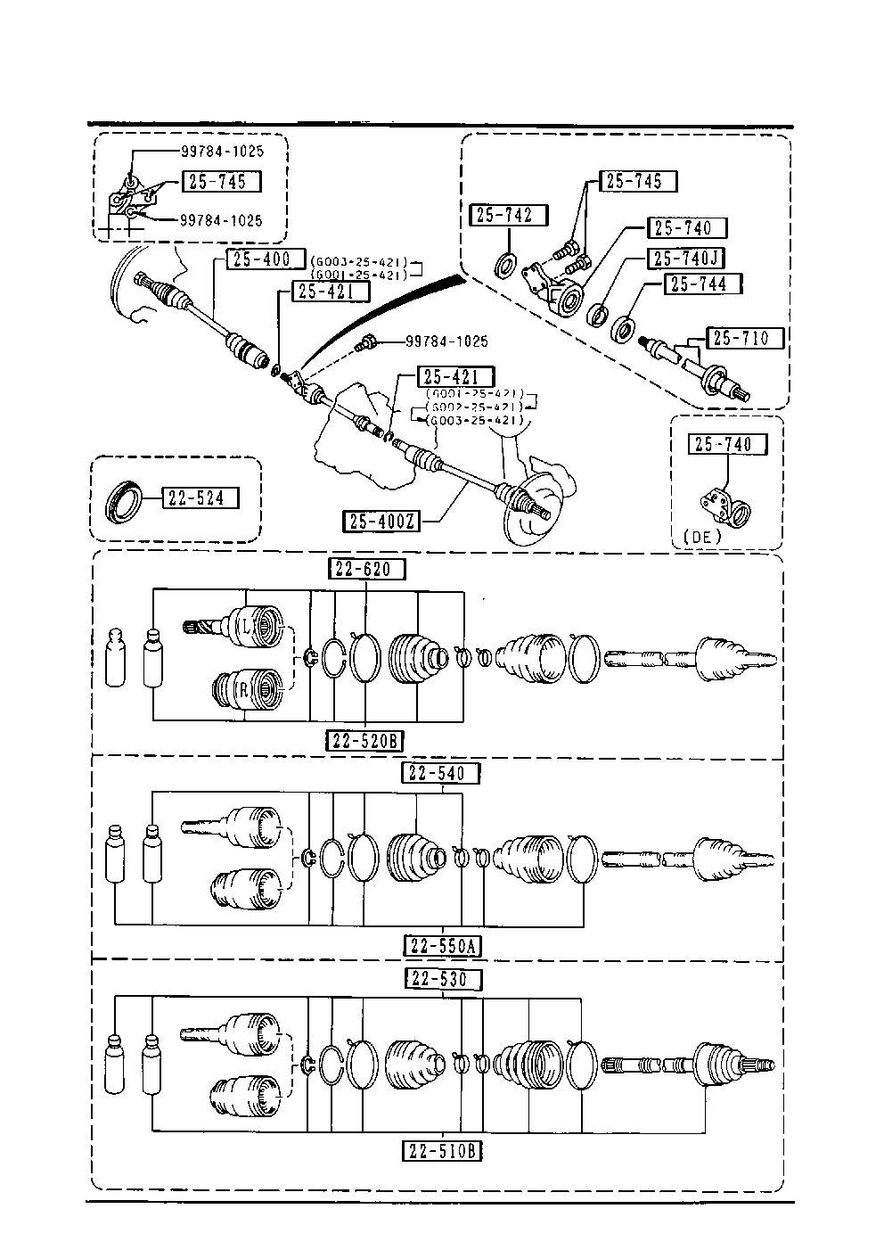 ISUZU G013-22-540 - Пильник, приводний вал autozip.com.ua