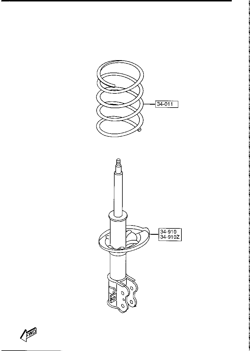 FORD GA2K-34-700A - Амортизатор autozip.com.ua