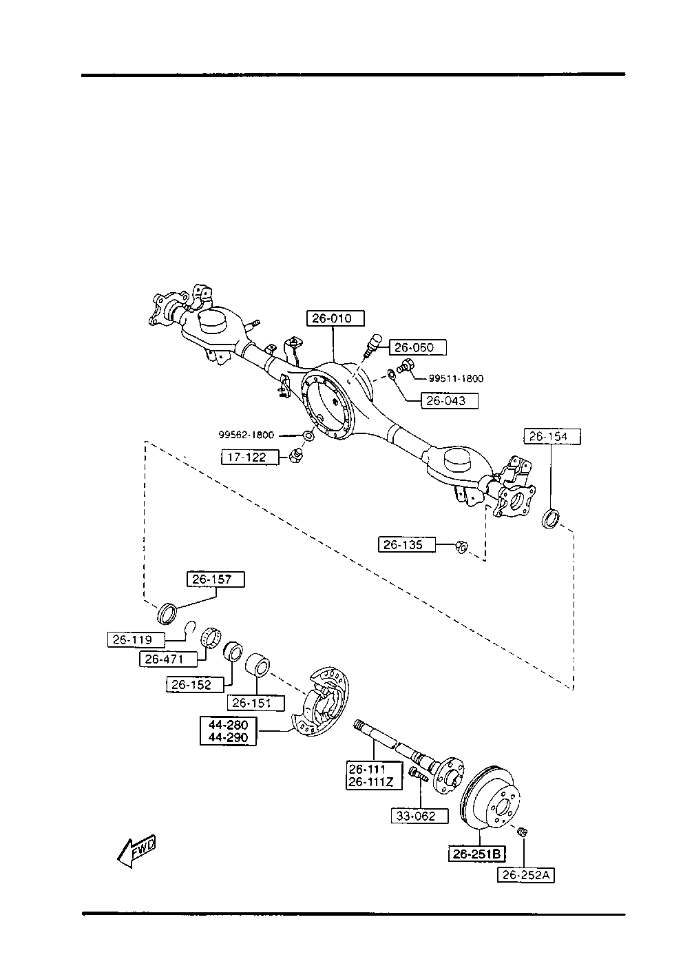 MAZDA J001-26-251C - Гальмівний диск autozip.com.ua