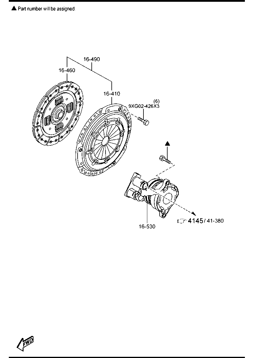 MAZDA Y650-16-460 - Диск зчеплення autozip.com.ua