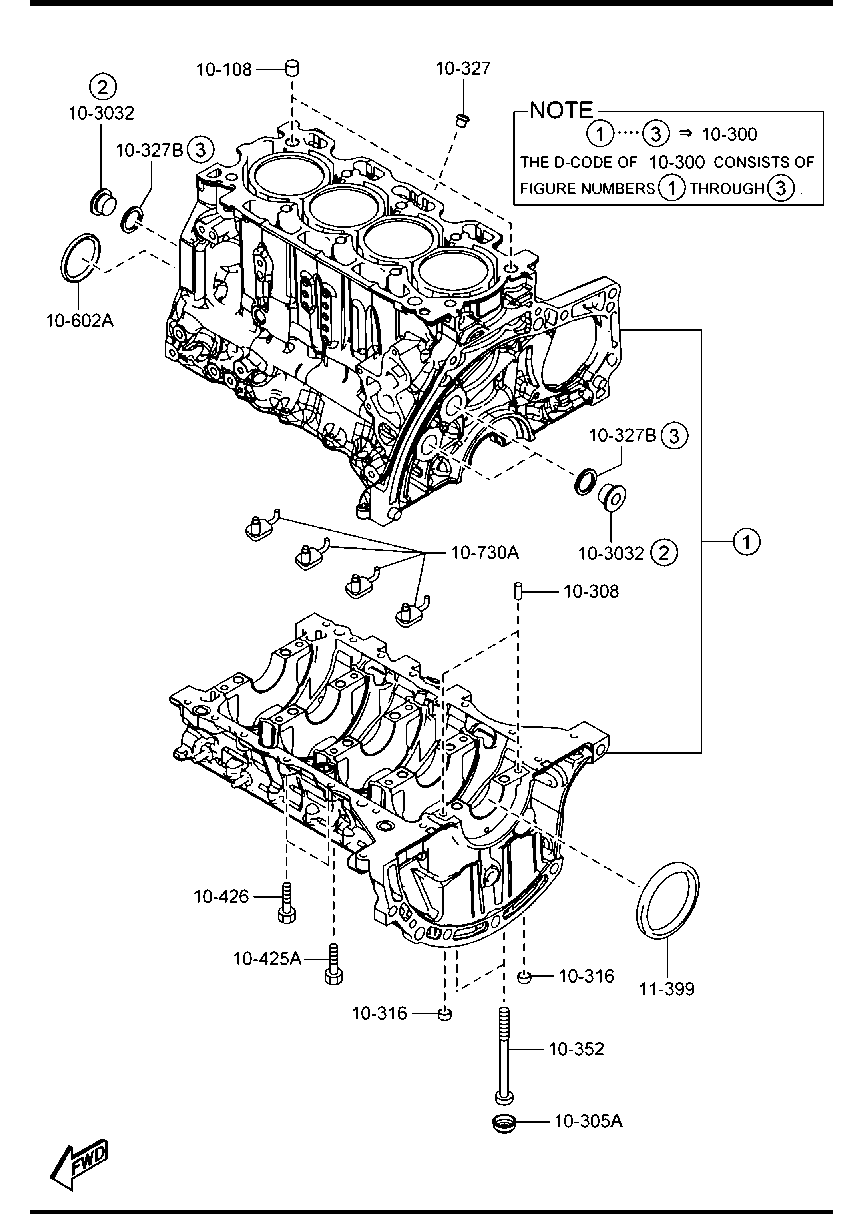 MAZDA Y604-11-399 - Ущільнене кільце, колінчастий вал autozip.com.ua