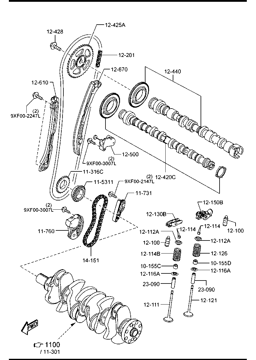 MAZDA SH01-12-440A - Шток autozip.com.ua