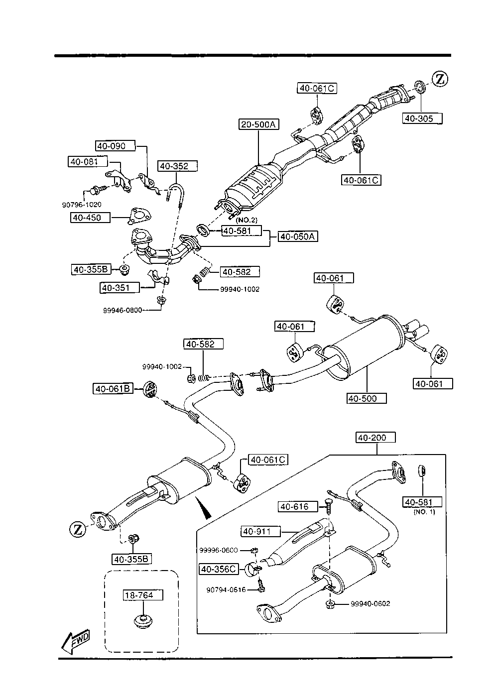 MAZDA K802-40-061 - Втулка, стабілізатор autozip.com.ua