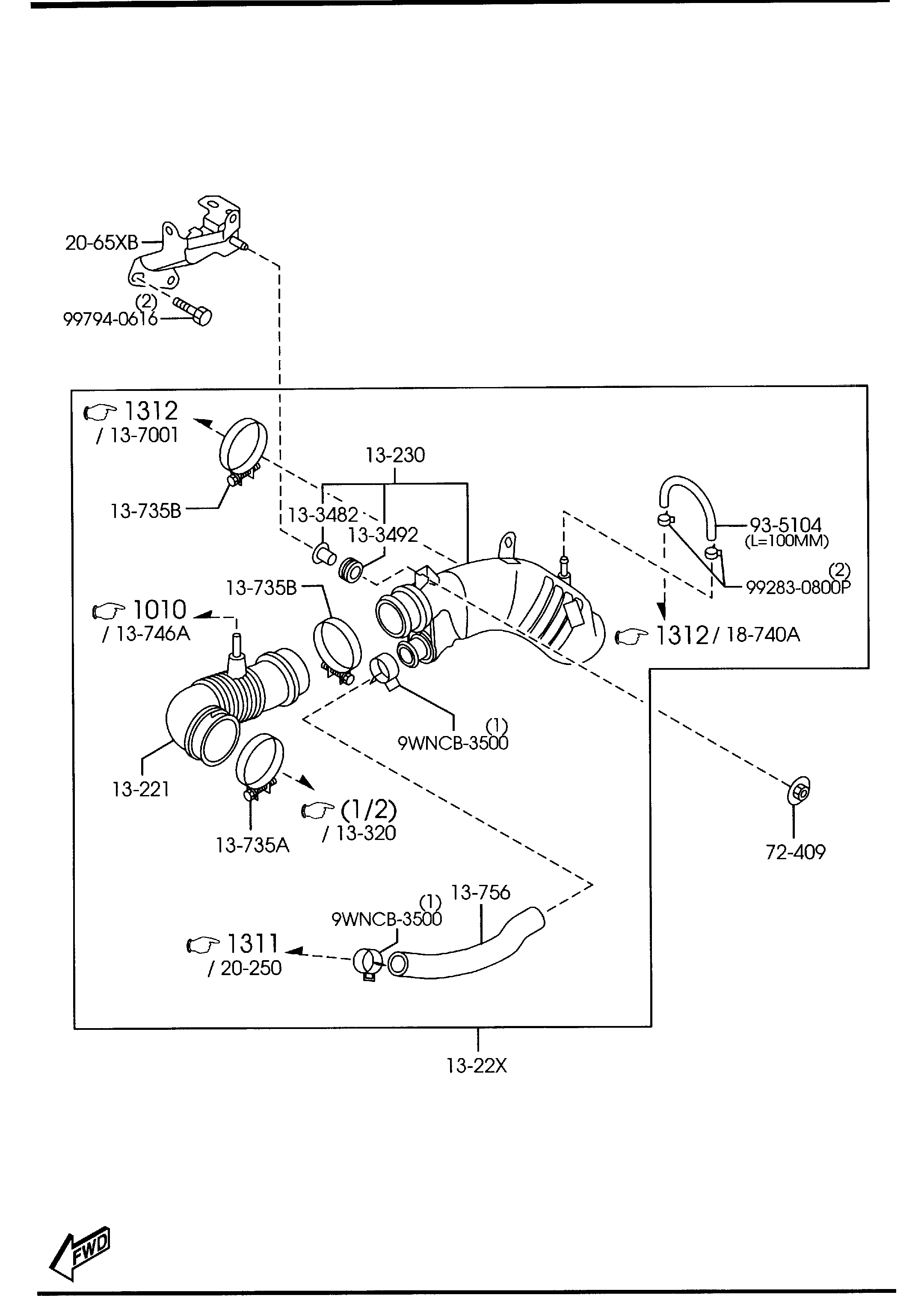 Subaru L3K9-13-215 - Датчик потоку, маси повітря autozip.com.ua