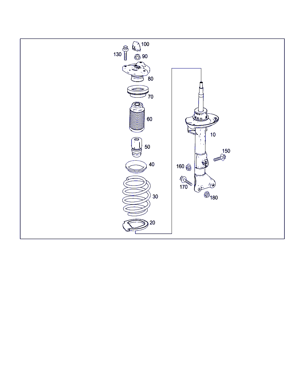 Mercedes-Benz A 204 323 35 00 - Амортизатор autozip.com.ua