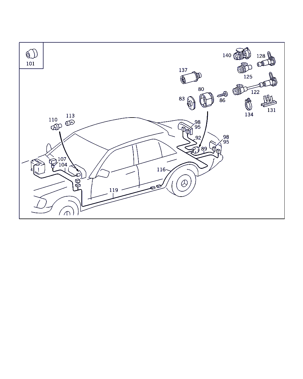 Mercedes-Benz A 002 545 08 26 - SOCKET-OUTLET autozip.com.ua