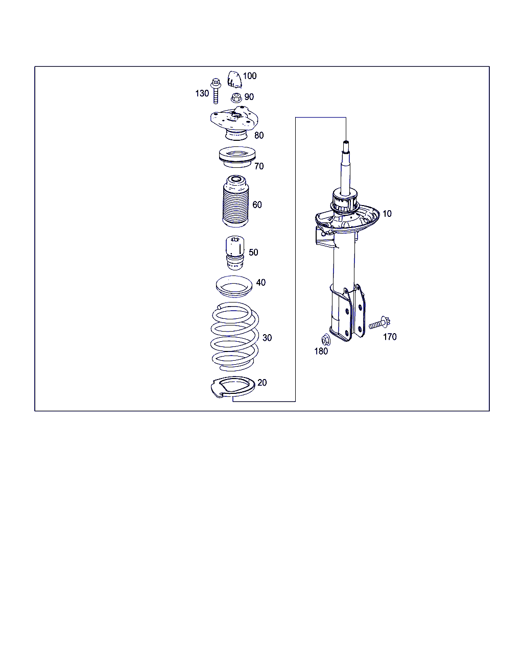 Smart A 204 323 01 20 - Опора стійки амортизатора, подушка autozip.com.ua