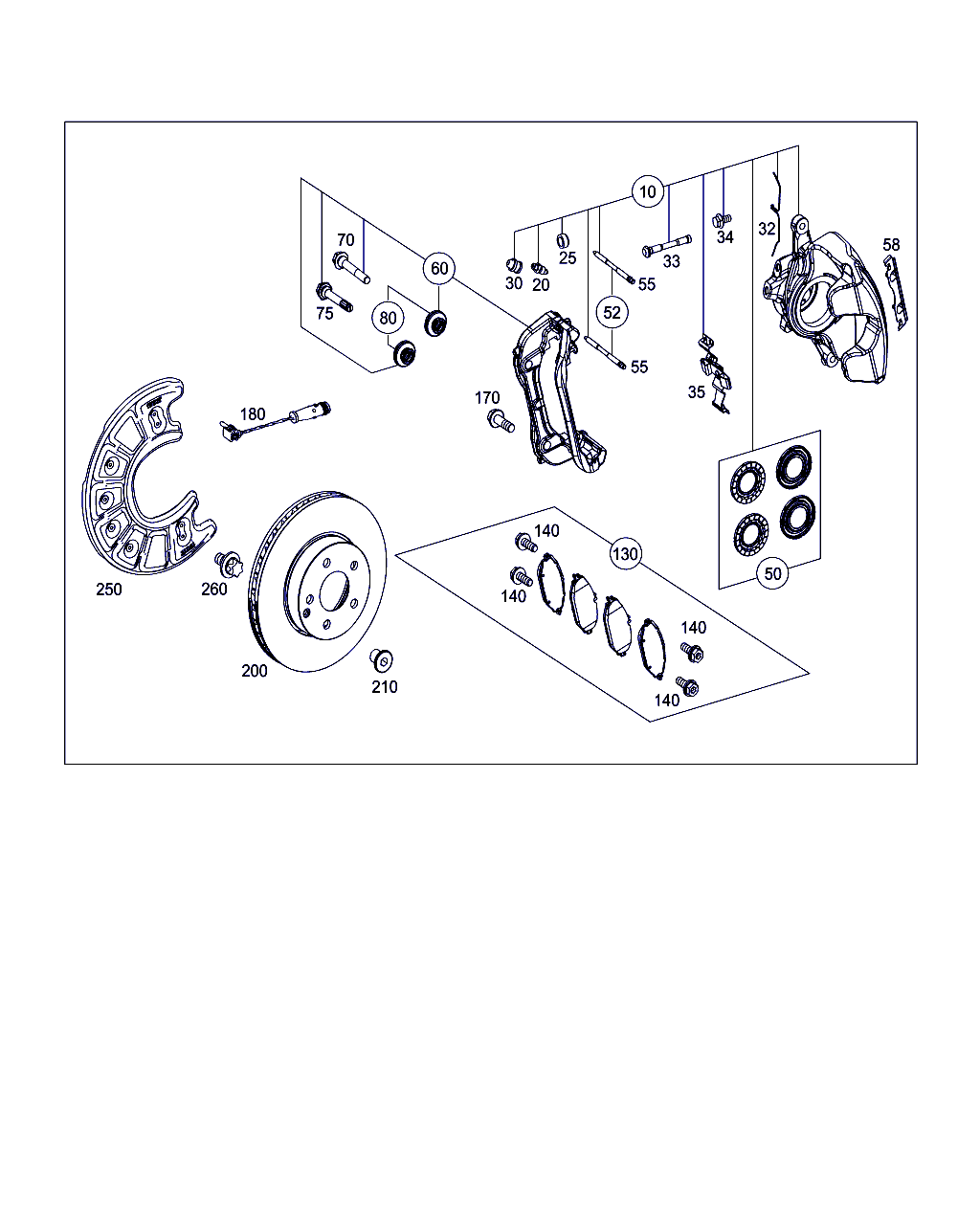 Daimler A 171 540 06 17 - Покажчик зносу, накладка гальмівної колодки autozip.com.ua