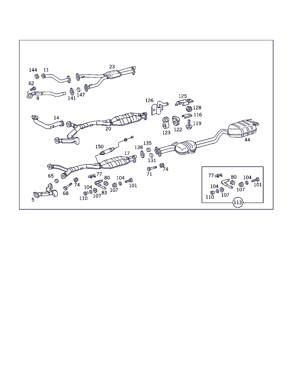 Mercedes-Benz A 000 540 45 17 - Лямбда-зонд, датчик кисню autozip.com.ua