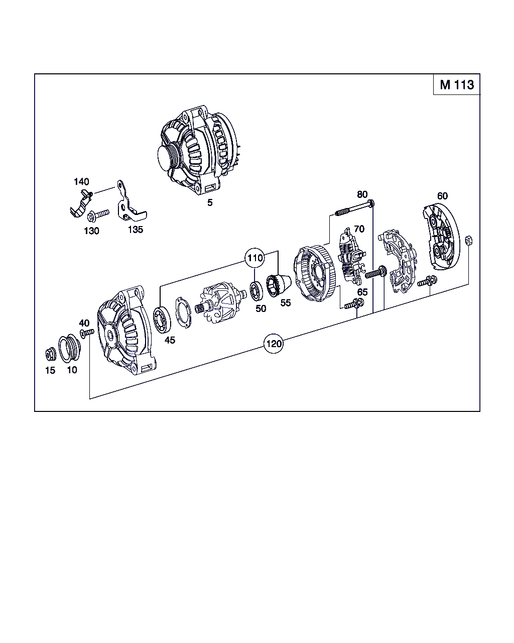 Mercedes-Benz A 011 154 32 02 - Генератор autozip.com.ua