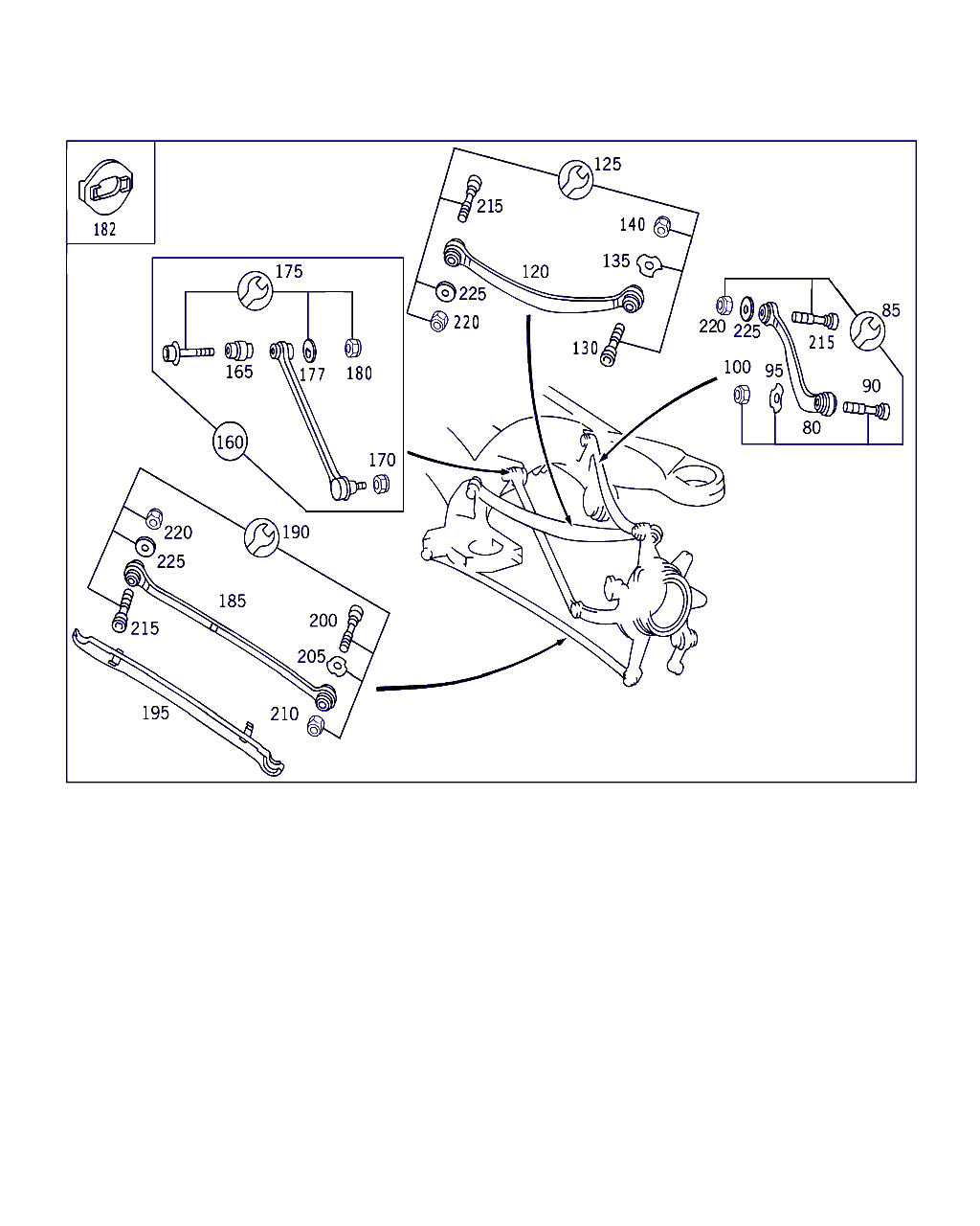 Mercedes-Benz A 220 350 24 06 - Важіль незалежної підвіски колеса autozip.com.ua