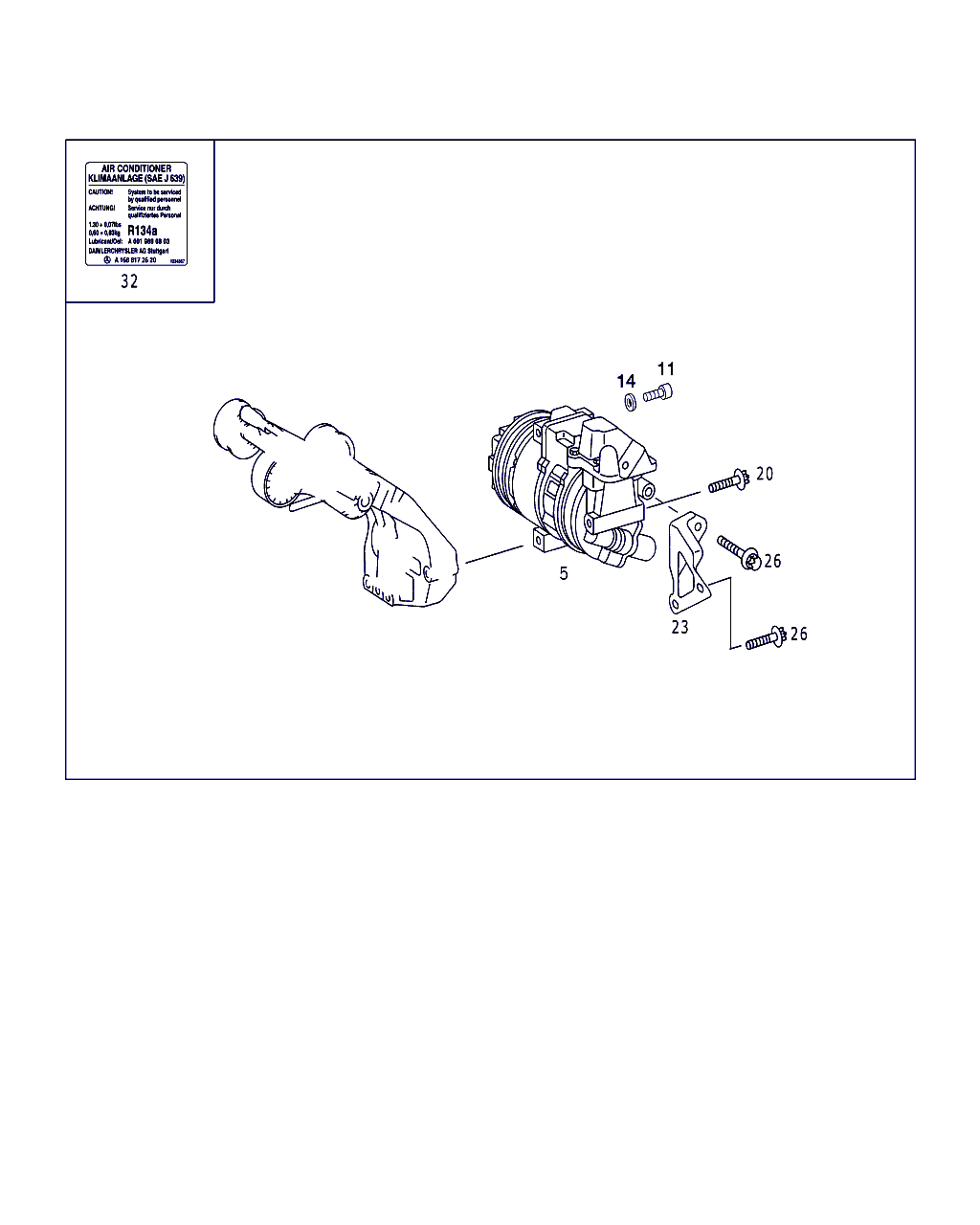 Mercedes-Benz A 000 230 94 11 - Компресор, кондиціонер autozip.com.ua