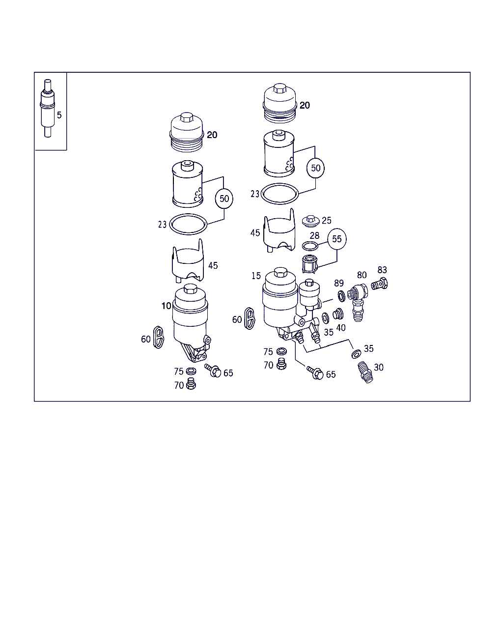 Setra A 000 090 15 51 - Паливний фільтр autozip.com.ua