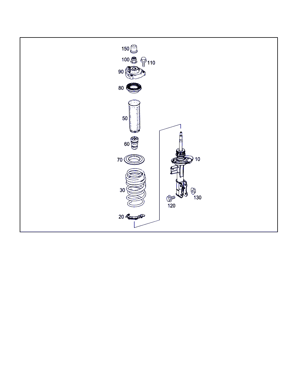 Mercedes-Benz (BBDC) A 246 323 00 20 - Опора стійки амортизатора, подушка autozip.com.ua