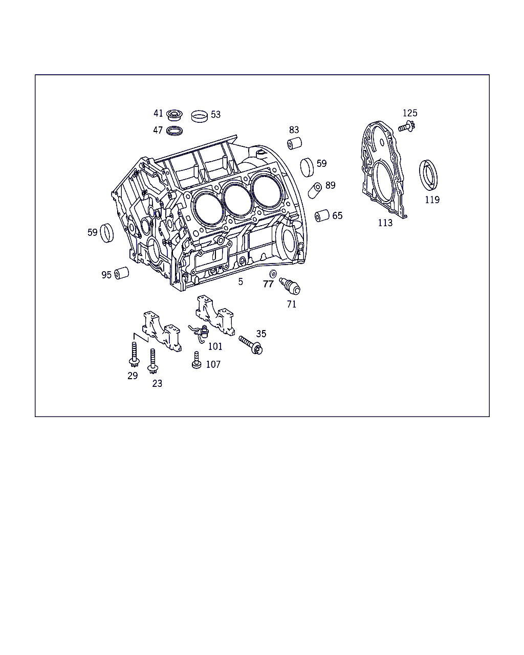 Mercedes-Benz A 112 997 02 46 - Ущільнене кільце, колінчастий вал autozip.com.ua