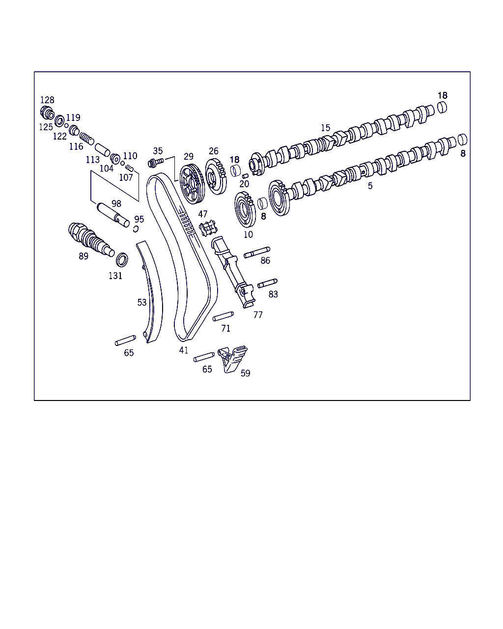 Mercedes-Benz A 606 050 02 16 - Планка заспокоювача, ланцюг приводу autozip.com.ua