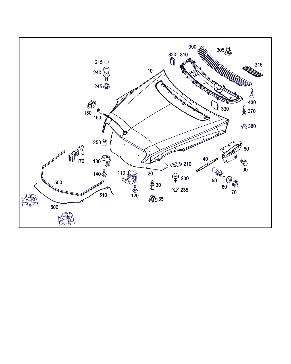 Mercedes-Benz A 251 880 01 29 - Газова пружина, капот autozip.com.ua