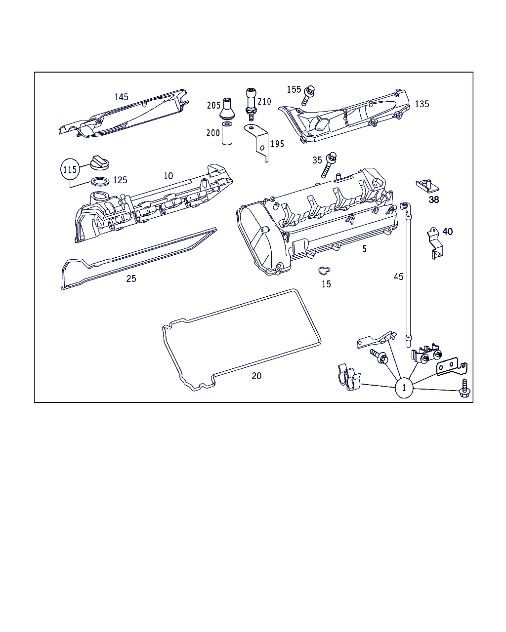 Mercedes-Benz A 628 016 01 21 - Прокладка, кришка головки циліндра autozip.com.ua