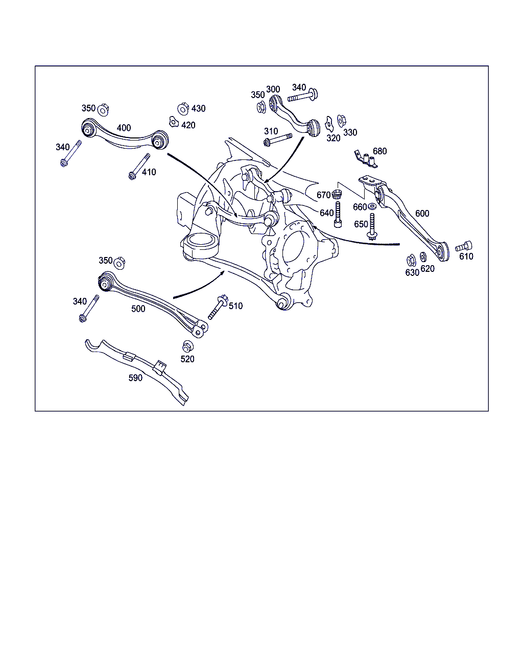 Mercedes-Benz (BBDC) A 230 350 03 29 - Тяга / стійка, підвіска колеса autozip.com.ua