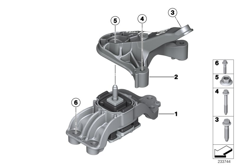 BMW 22 31 6 784 357 - Підвіска, автоматична коробка передач autozip.com.ua