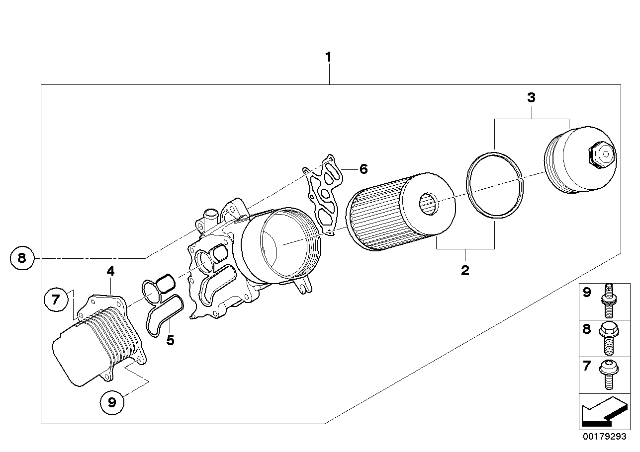 BMW 11 42 7 527 409 - Комплект прокладок, масляний радіатор autozip.com.ua