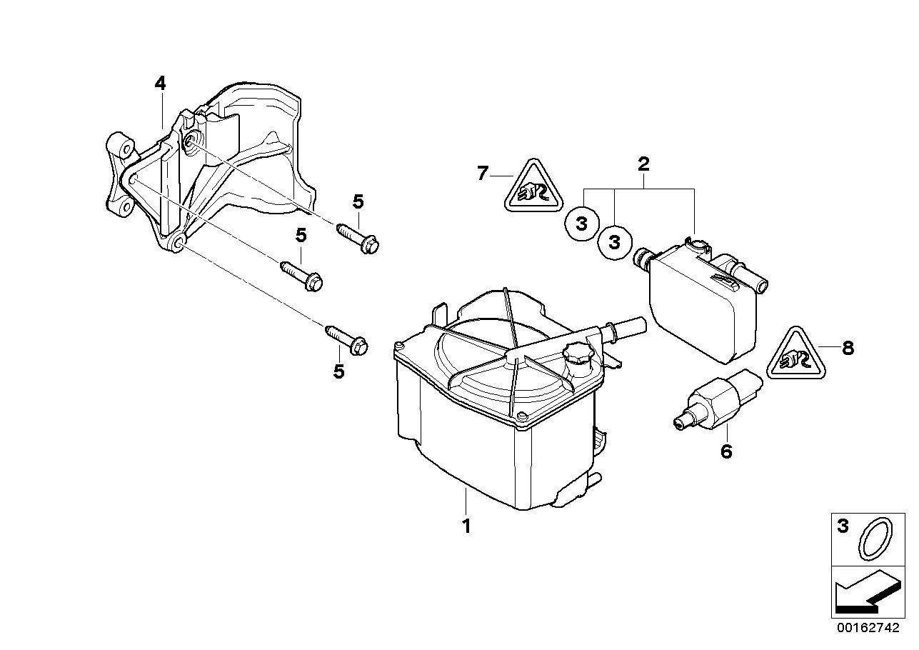 Mini 13 32 8 517 166 - Паливний фільтр autozip.com.ua