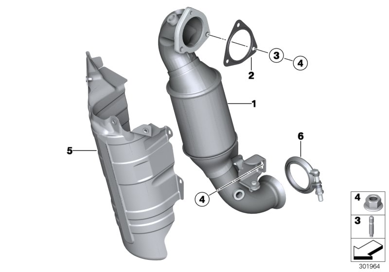 BMW 18307599436 - Каталізатор autozip.com.ua