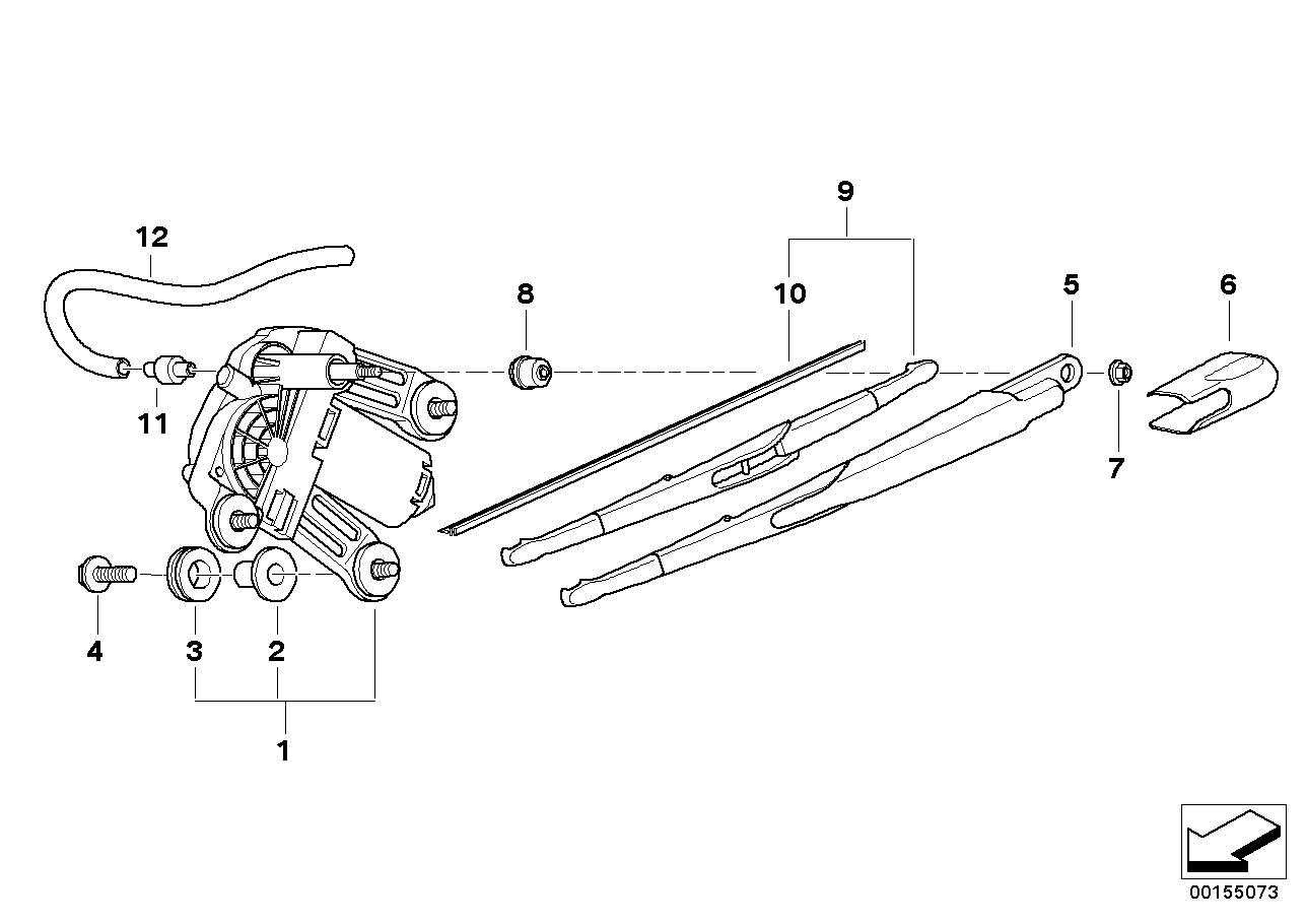 Mini 61 62 7 079 943 - Щітка склоочисника autozip.com.ua