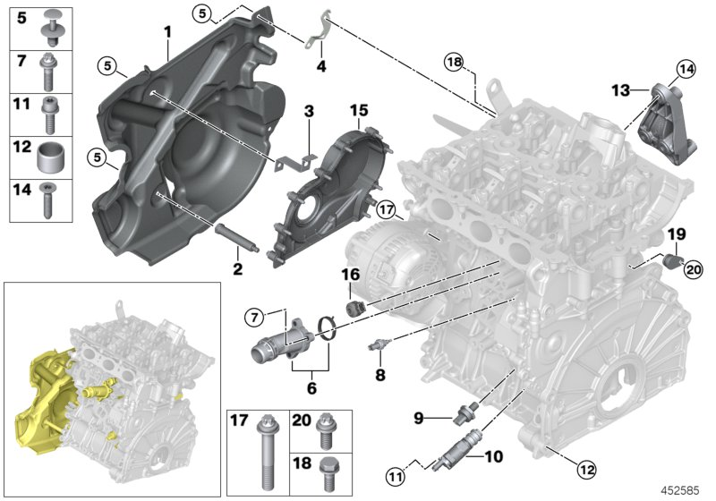 Mini 5147 1 911 992 - Кліпса, пружинний затиск autozip.com.ua