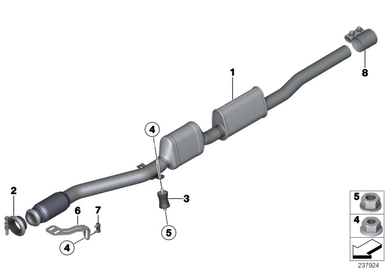 CITROËN 18302756352 - З'єднувальні елементи, система випуску autozip.com.ua