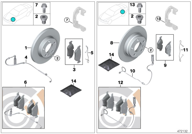 MINI 34356761448 - Brake pad wear sensor autozip.com.ua