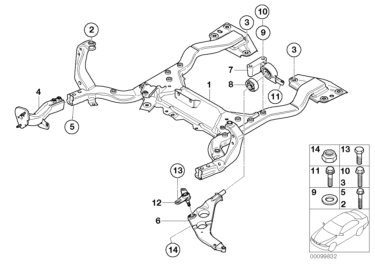 BMW 3110 6 779 437 - Наконечник рульової тяги, кульовий шарнір autozip.com.ua