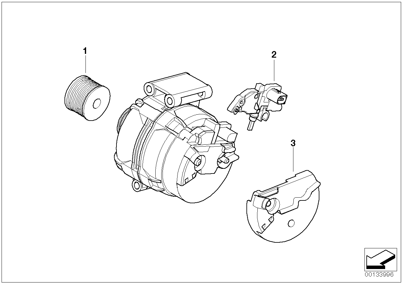 Mini 12 31 7 531 386 - Регулятор напруги генератора autozip.com.ua