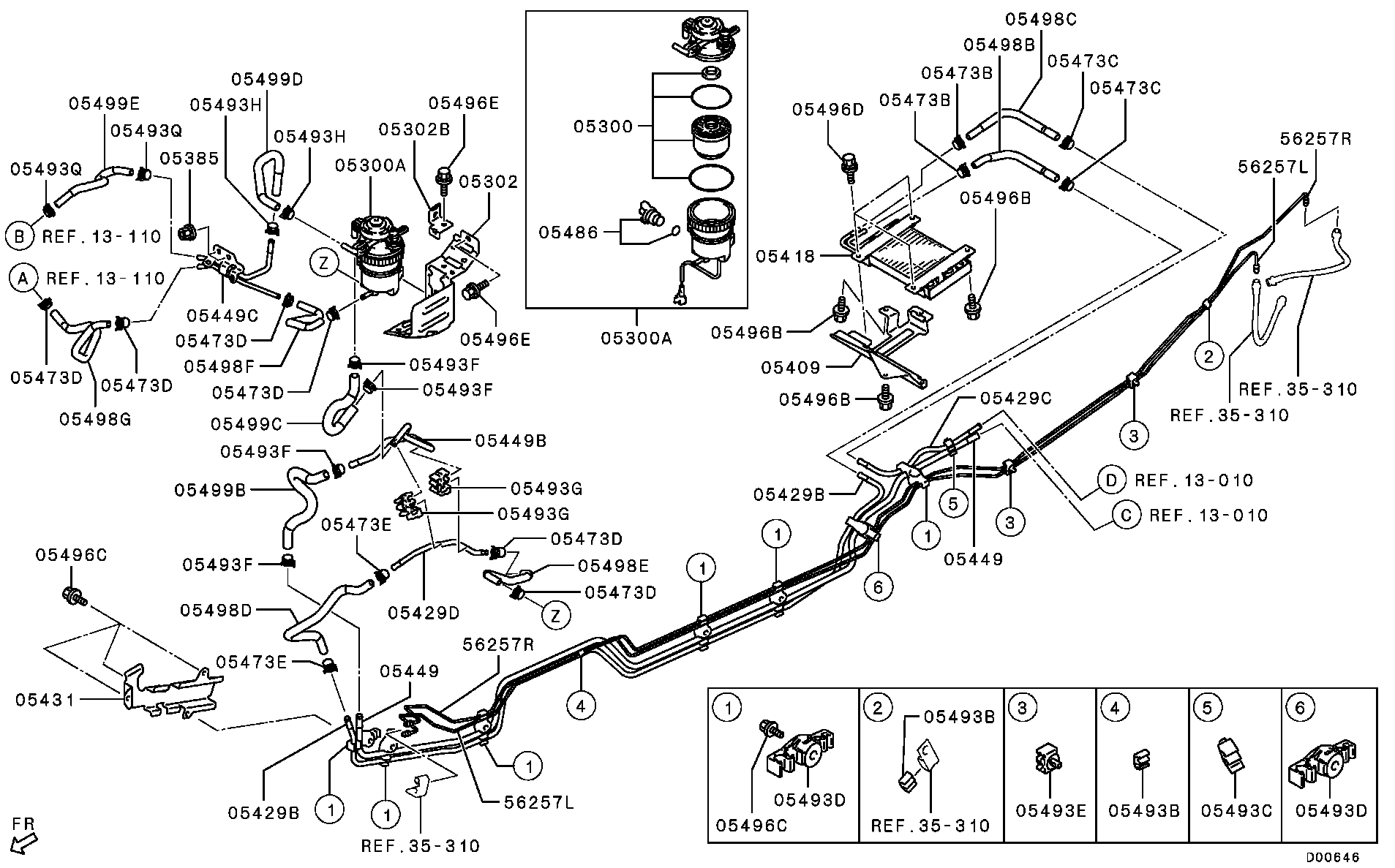 Mitsubishi 1770A337 - Паливний фільтр autozip.com.ua