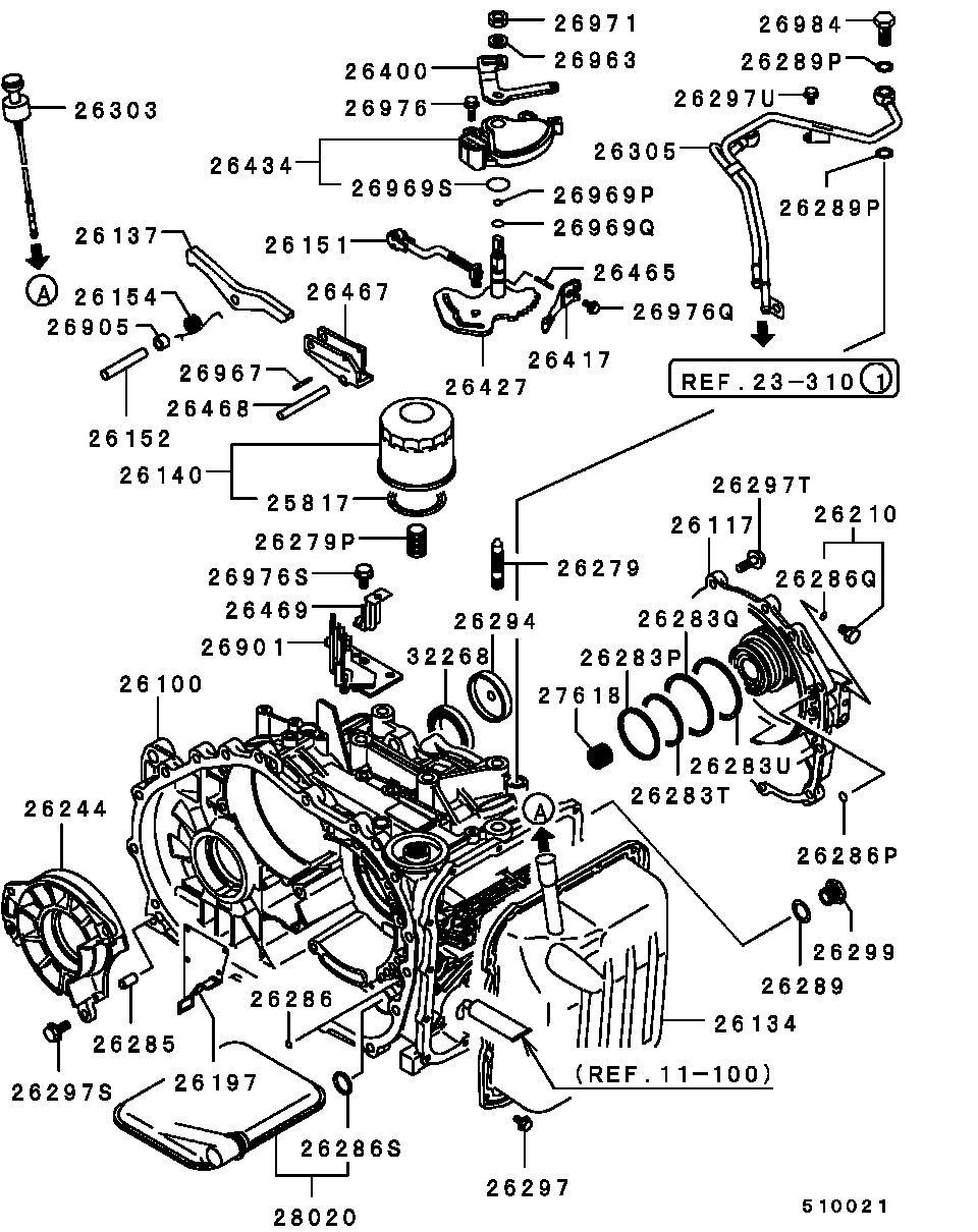 Mitsubishi MD758691 - Гідрофільтри, автоматична коробка передач autozip.com.ua