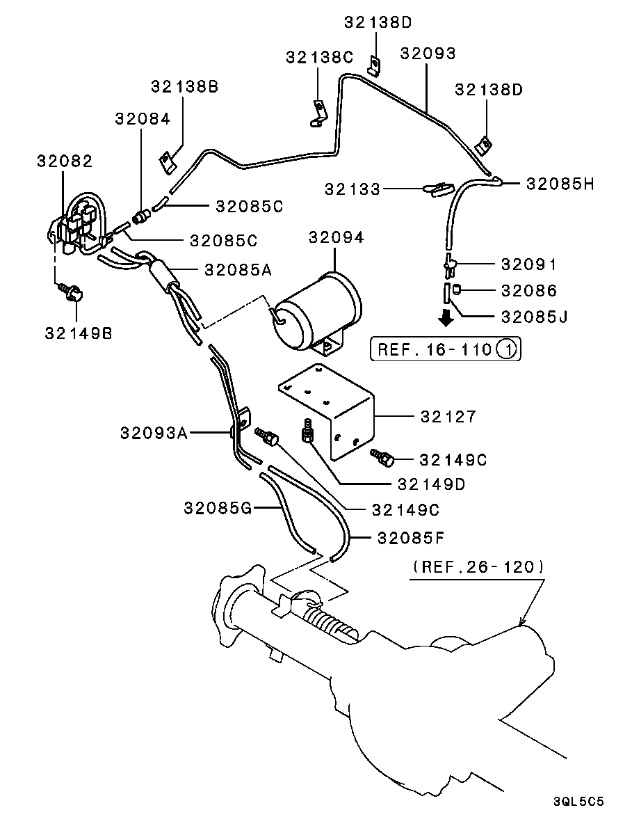 Mitsubishi MB937731 - Перетворювач тиску autozip.com.ua