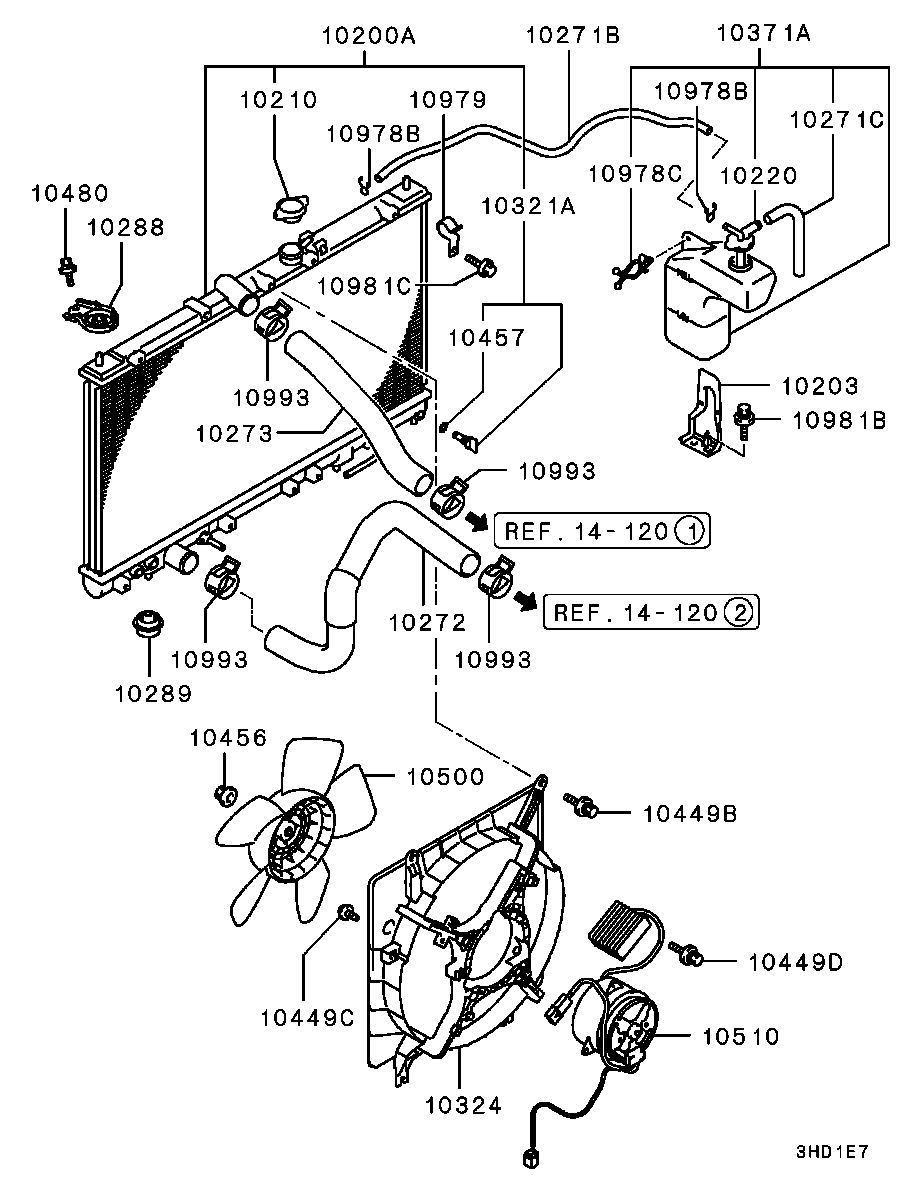 Mitsubishi MR481216 - Кришка, радіатор autozip.com.ua