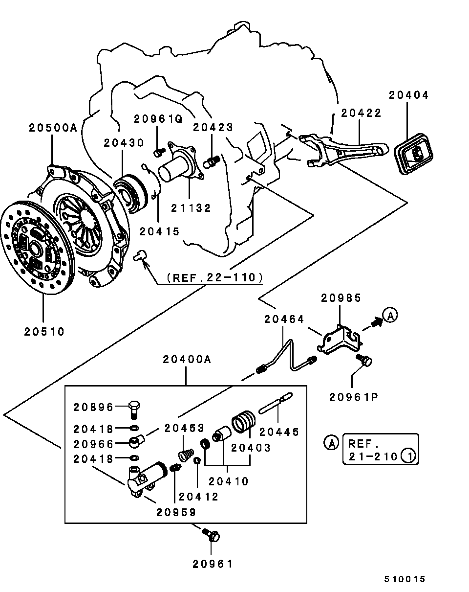 Mitsubishi MD749759 - Нажимной диск зчеплення autozip.com.ua